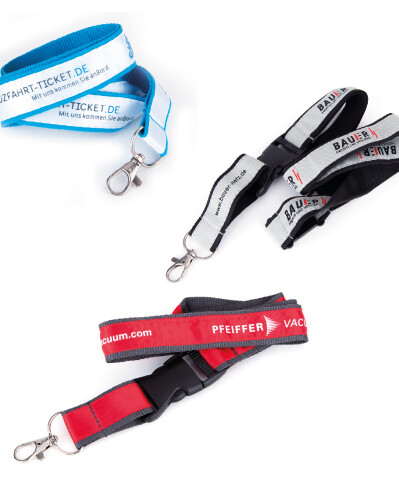 Double layer lanyard