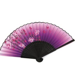 Bamboo and RPET hand fans