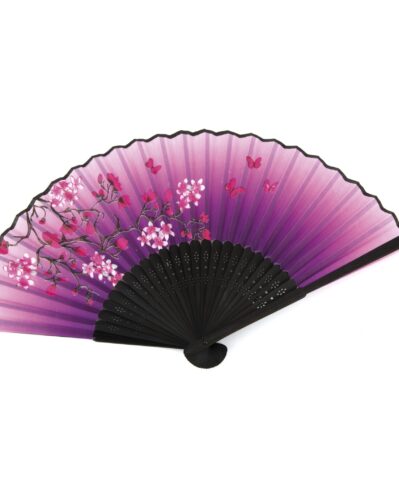 Bamboo and RPET hand fans